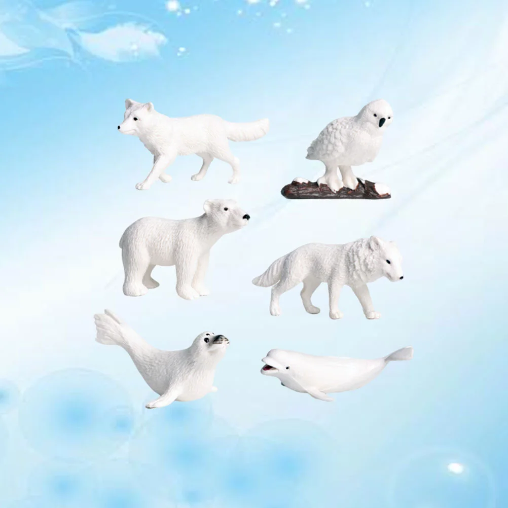 

Animal Animals Figurines Figurine Arctic Miniaturemodel Kidsset Playsnow Figures Figure Sea Playset Hand Decoration Winter Mini