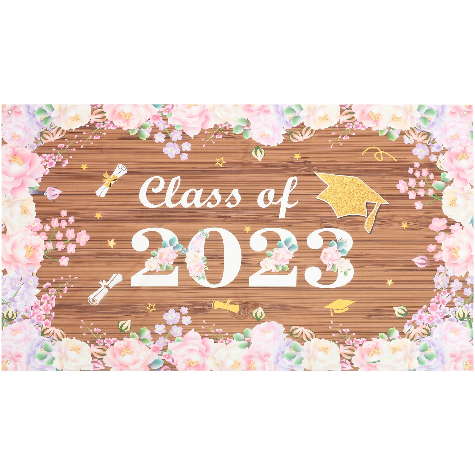 

Graduation Season Background Banners Decoration Decorative Festival Decorations Hanging Party Supply Wall Photo Prop