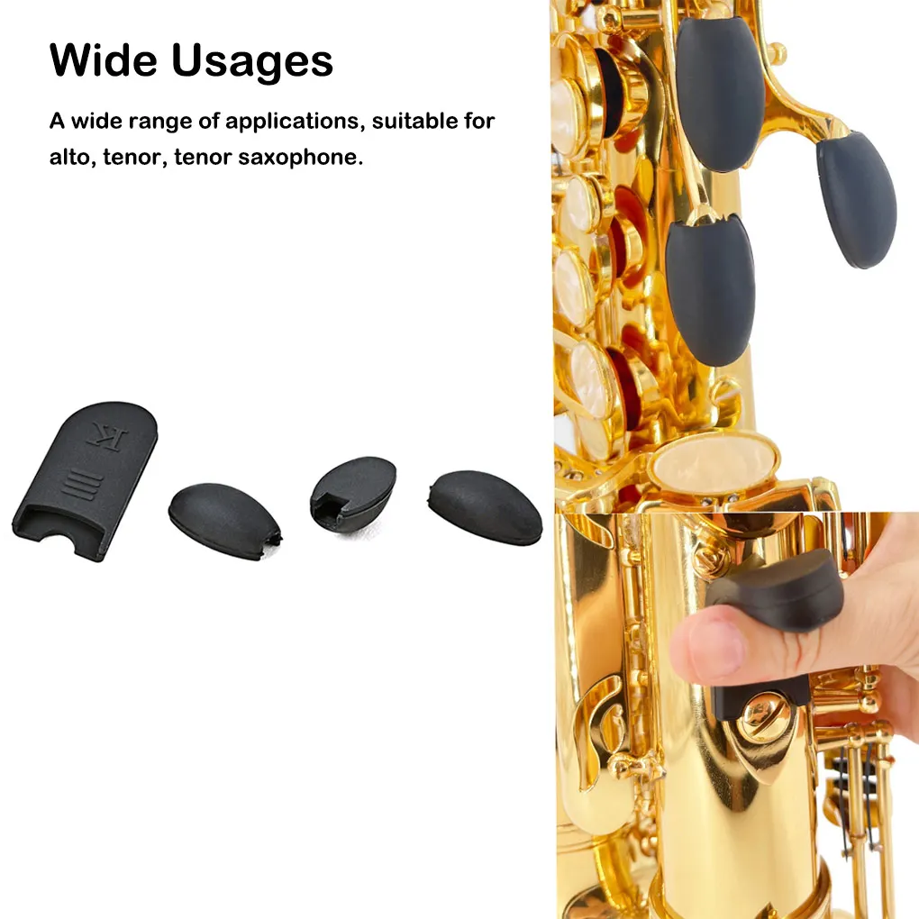 

Saxophone Thumb Rest Cushion Palm Key Riser Pads Set for Alto Tenor Soprano Saxophone Silicone Gel Finger Protector