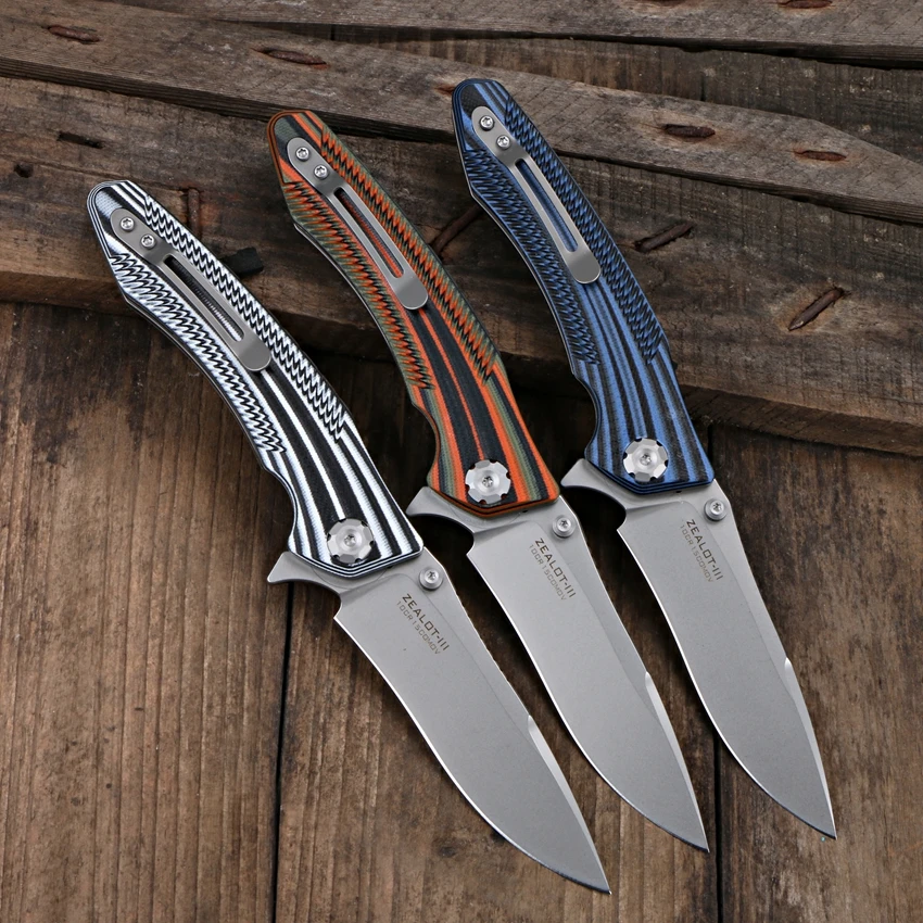 Складной нож Maxace Zealot 3 0 G10 с ручкой для повседневного использования самообороны