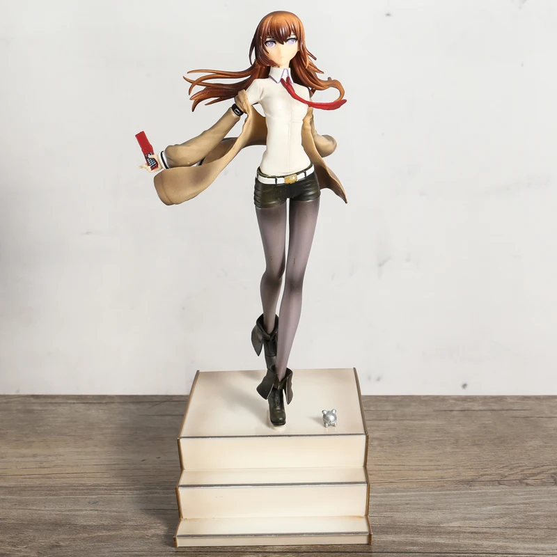 

Steins Gate Makise Kurisu Laboratory Member 004 1/8 Scale PVC Figure Model Doll Toy Colletible Figurals