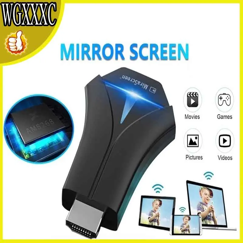 

Mirascreen K12 TV Stick Wifi Display Receiver HDMI-compatible Stream Cast Mirror Screen Airplay Miracast Anycast Airmirror