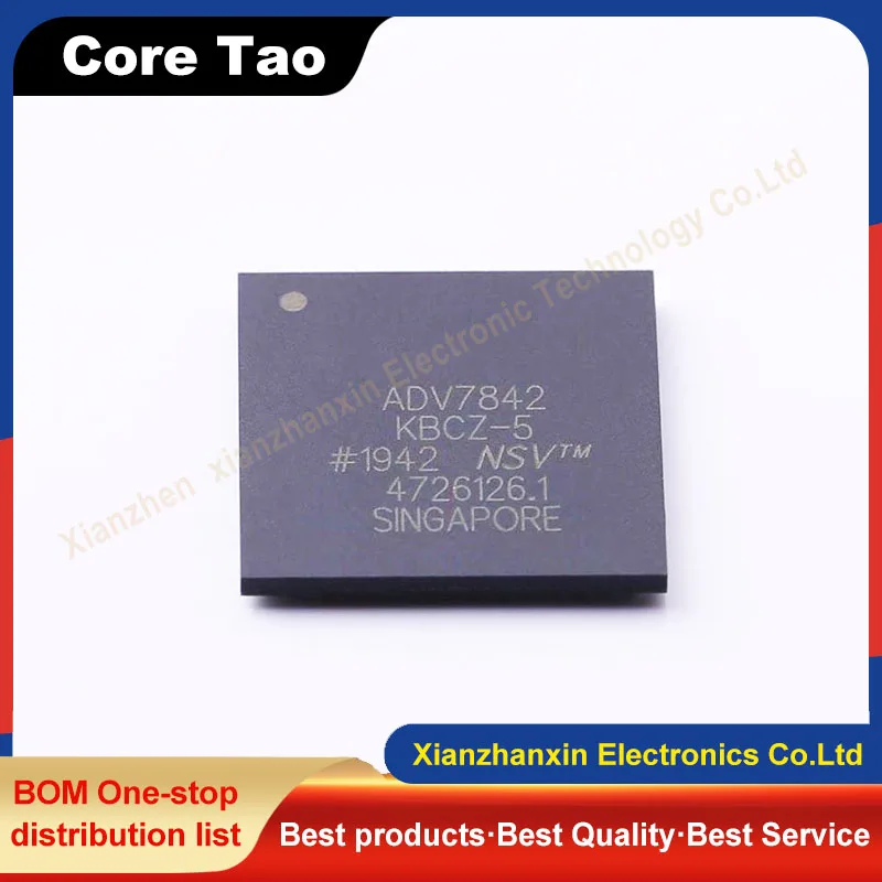 

1pcs/lot ADV7842KBCZ-5 ADV7842 BGA256 New and original video interface processor chip IC