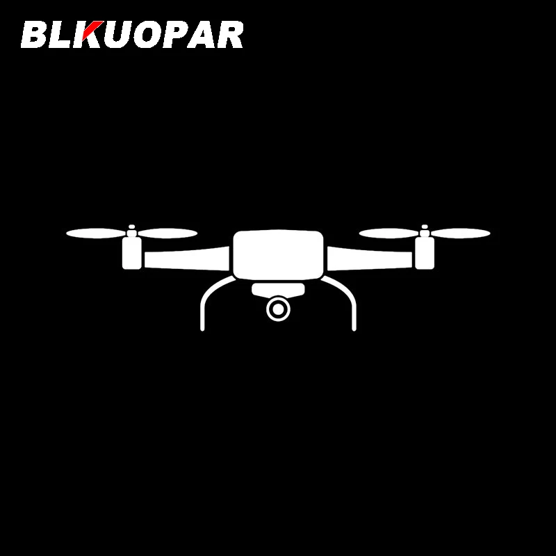 

Наклейки на автомобиль BLKUOPAR с маленьким разведывательным дроном, графическая наклейка, устойчивая к царапинам, высечка, лобовое стекло, фургон, автостайлинг