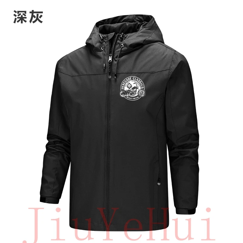 Ветровка мужская из тяжелого металла винтажная мотоциклетная куртка Glory Bounds