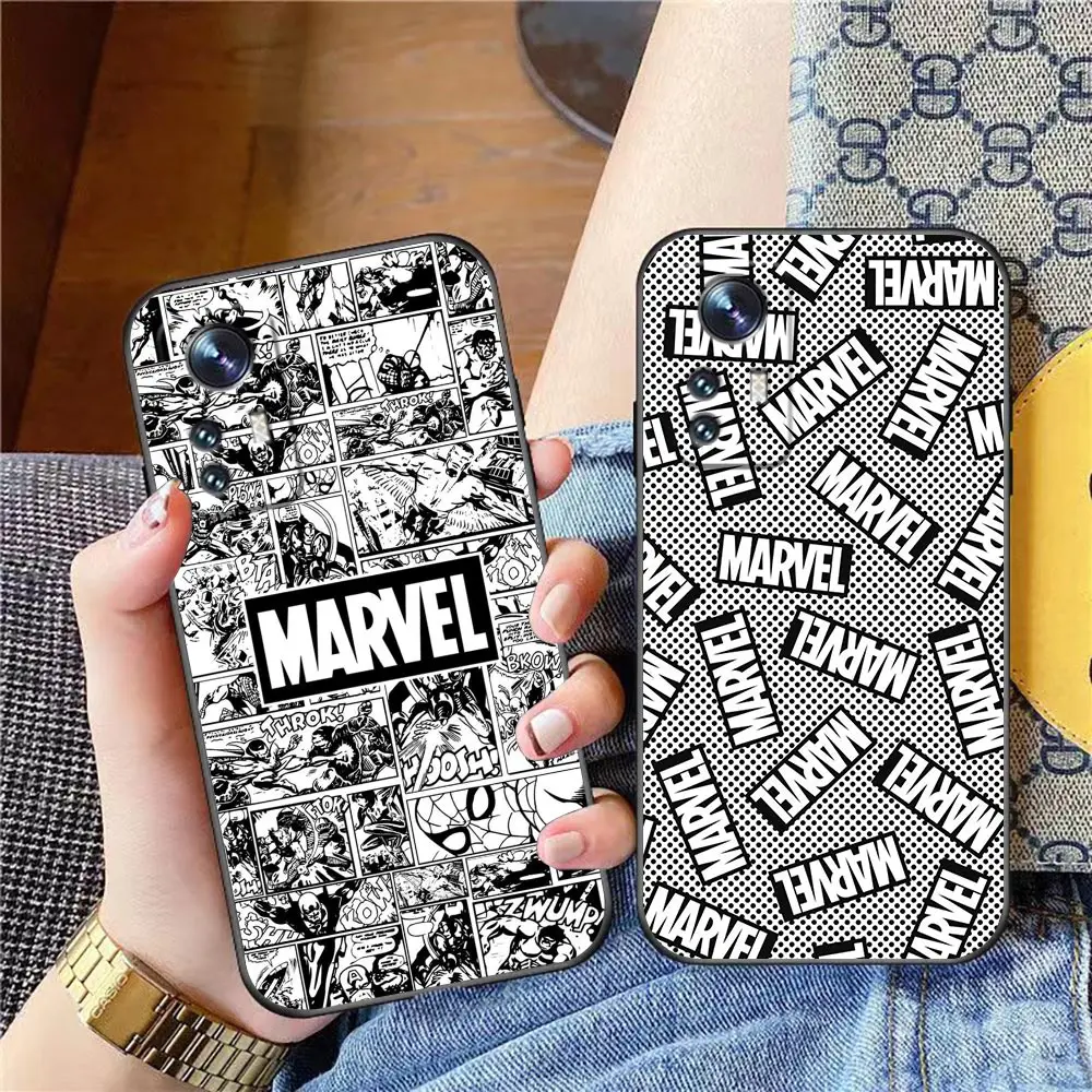 

The Avengers Marvel Logo Cover Phone Case For Xiaomi 11 11X 11T 12 12X Poco F1 X3 M3 F3 GT M4 X4 NFC Pro Lite 5G NE Carcasa Case