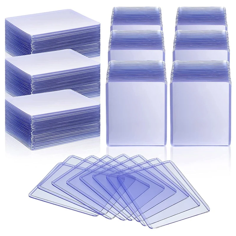 

400 Pieces Card Sleeve Hard Plastic Card Protector Card Holder For Trading Card, Baseball Card, 3 X 4 Inch (Clear)