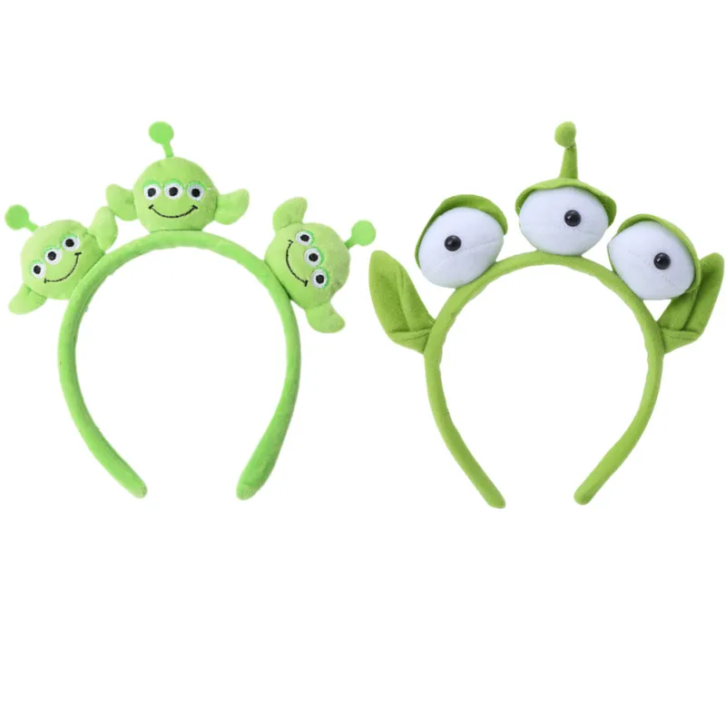 

Disney Cartoon Toy Story Alien Little Green Man Plush Toy Hairband Hair Accessories Headband Cosplay Plush Adult/kids Gift