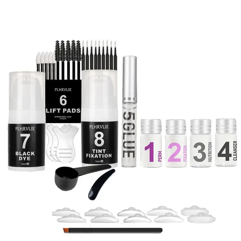 

Eyebrow And Eyelash Perm Kit Brow Lamination And Color Kit 4 In 1 Eyebrow And Eyelash Perm Kit For Lifting And Coloring