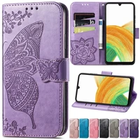 wallet butterfly leather case for samsung galaxy a03 a12 a13 a23 a32 a50 a51 a52 a53 a71 a72 a73 s22 ultra s21 plus s20 fe s10