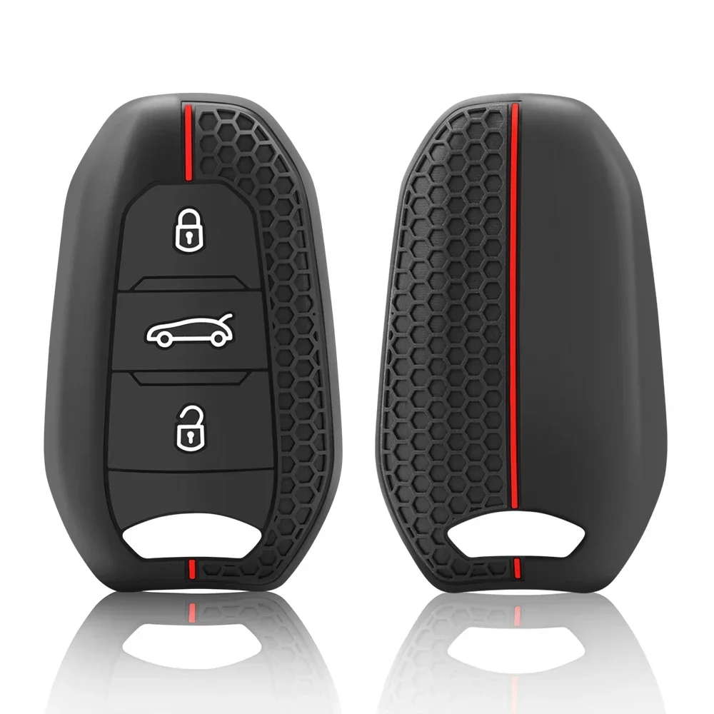 1 шт. силиконовый чехол для автомобильного ключа Citroen C2 C3 C5 X7 C4 Picasso Berlingo Peugeot 208 308 408