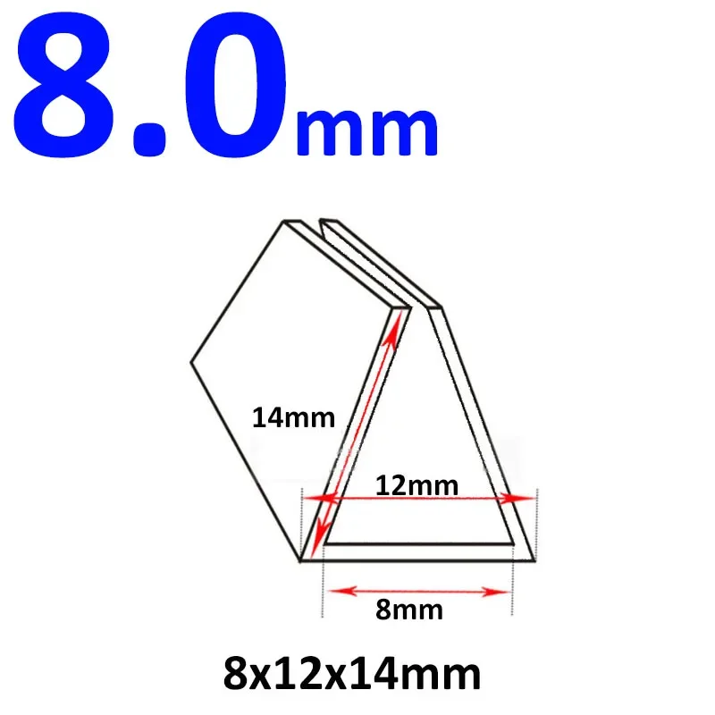 

Силиконовая резиновая уплотнительная лента, 1/2/3/5 метров