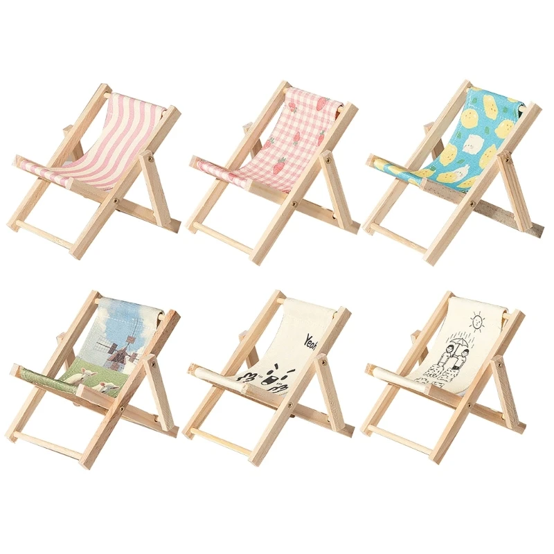 

Foldable Portable Beach Chair Phone Stand Birthday Gift Foldable Cellphone Stand