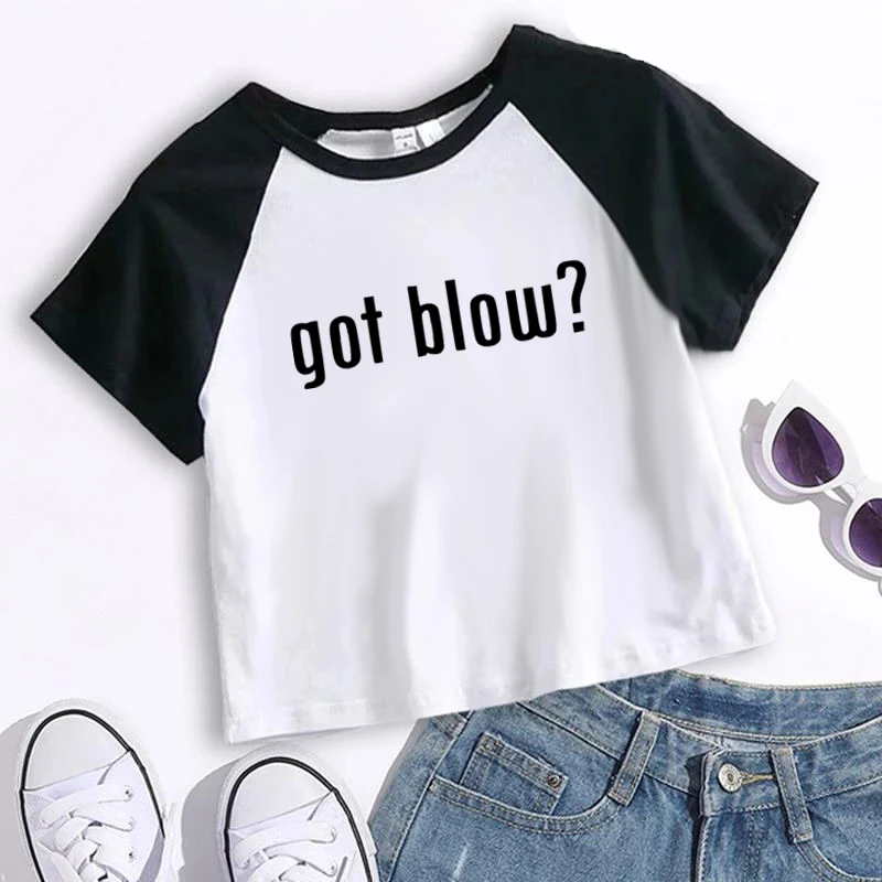 

Кроп-топ женский с круглым вырезом, Милая футболка с коротким рукавом в стиле пэчворк, облегающая футболка с надписью, уличная одежда 90-х, Y2k