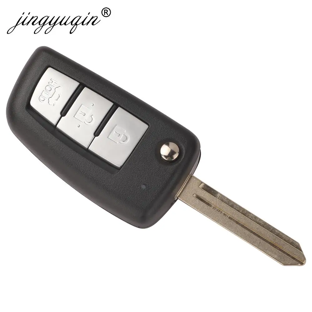 Jingyuqin 433 Мгц Id46 Автомобильный Дистанционный Брелок Для Nissan Tiida Bluebird С 3 Кнопками