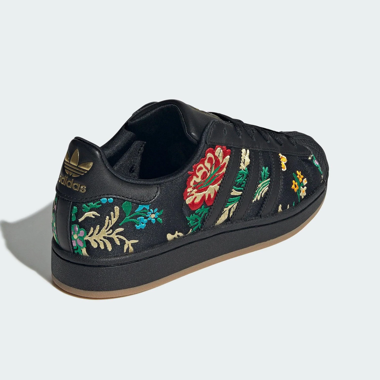 Фото Оригинальные женские классические повседневные кеды Adidas с цветочным принтом JS4045 №3