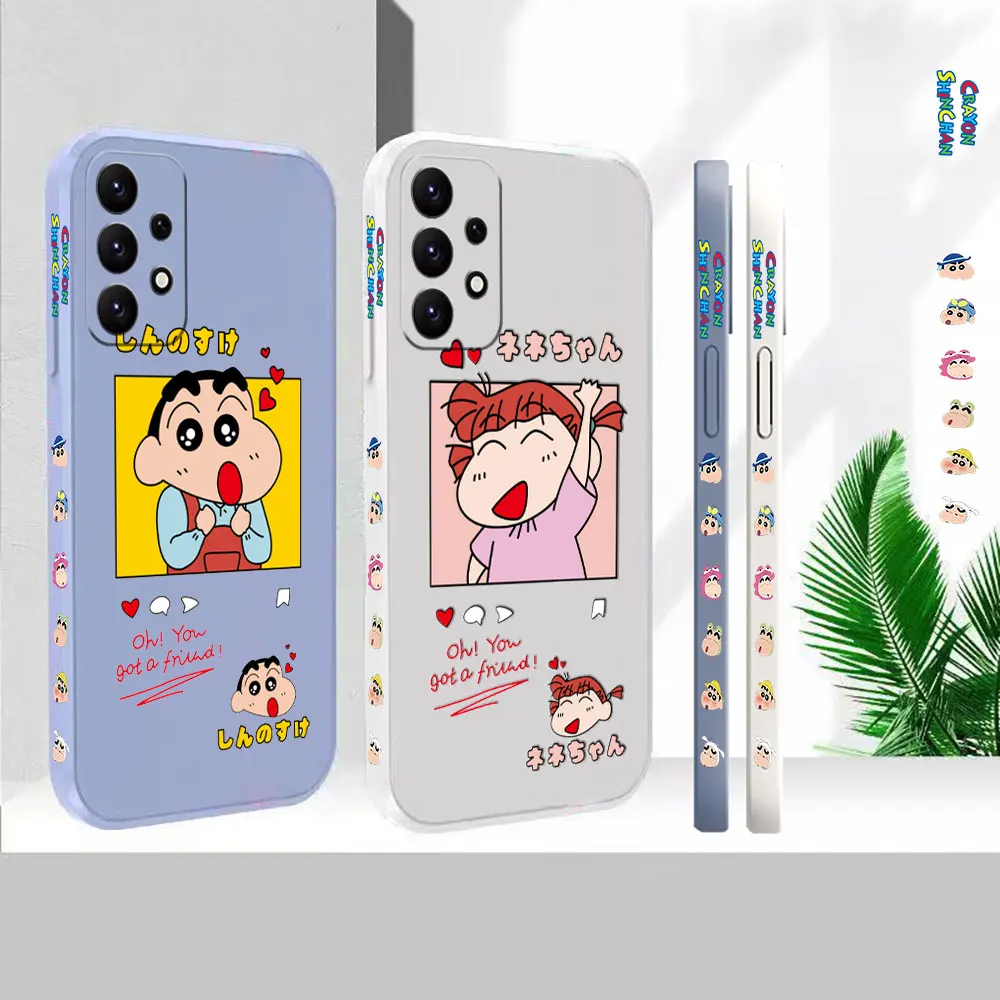 

Japan Anime C-Crayon Shin Chan For Samsung A91 A73 A72 A71 A53 A52 A51 A42 A33 A32 A31 A23 A22 A21S A13 A12 A02S AO3S Case Cover