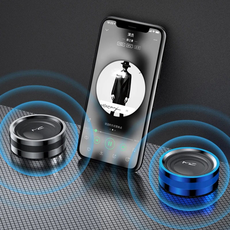 

New MC-A7 Wireless Bluetooth Speaker Subwoofer Mini Portable Steel Outdoor Sports Home Speaker Support Stereo TF Card