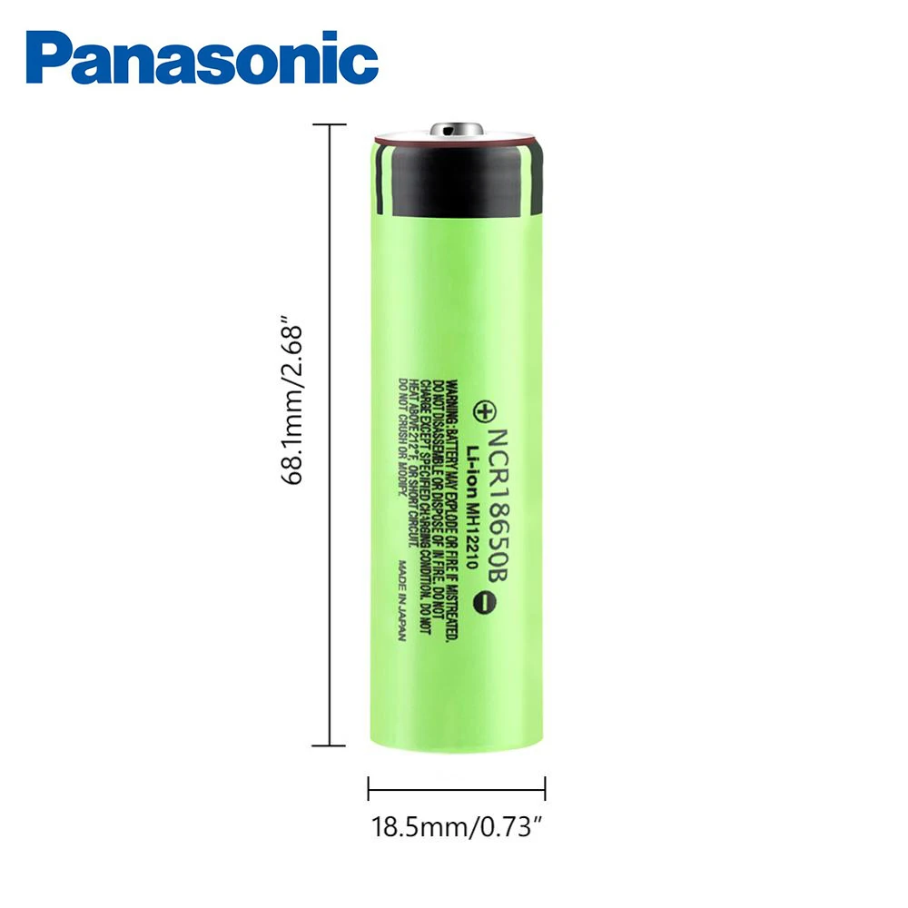 

for Panasonic NCR 18650B 2022 3400mAh 3.7V 18650 Large capacity 18650 MAH rechargeable lithium battery