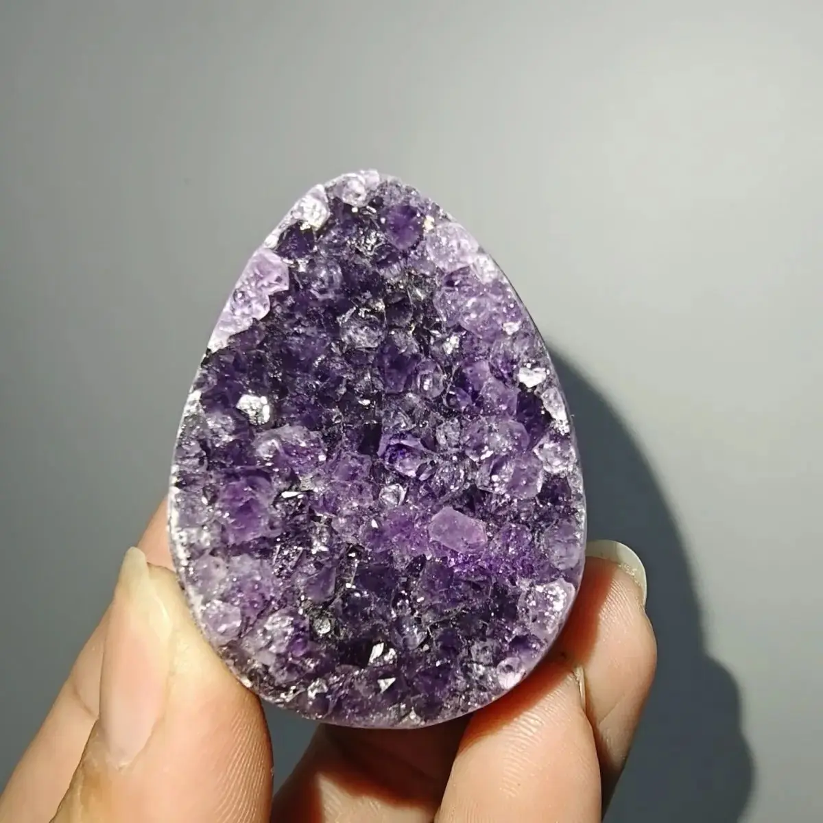 Natural Uruguayan Amethyst Dinosaur Tempera Crystal Deagnetization Fine Ornaments Aquarium Landscaping Background Wall Inlaid