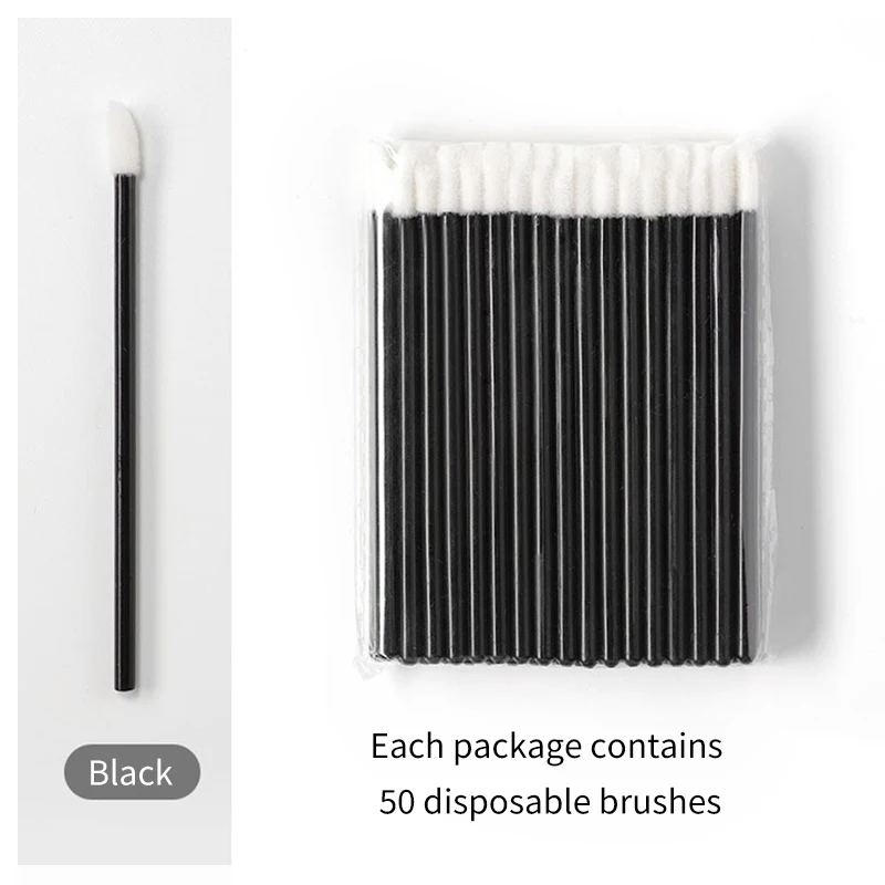 

50/100/200/300/400 Disposable Cosmetic Lip Brush Lipstick Glossy Wands Cleaner Applicator Eyeshadow Gloss Makeup Brushes Tools