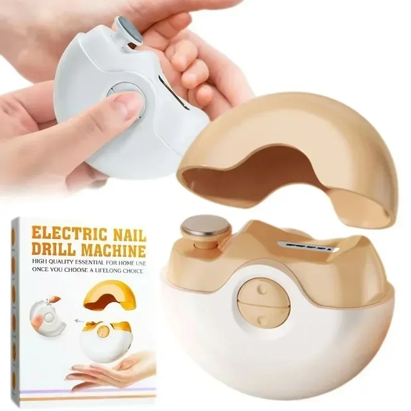 głosem elektryczny automatyczny pilnik do paznokci 2 w 1 360 ° owanie obrotowe maszynki strzyżenia z akumulatorowym narzędziem pielęgnacji