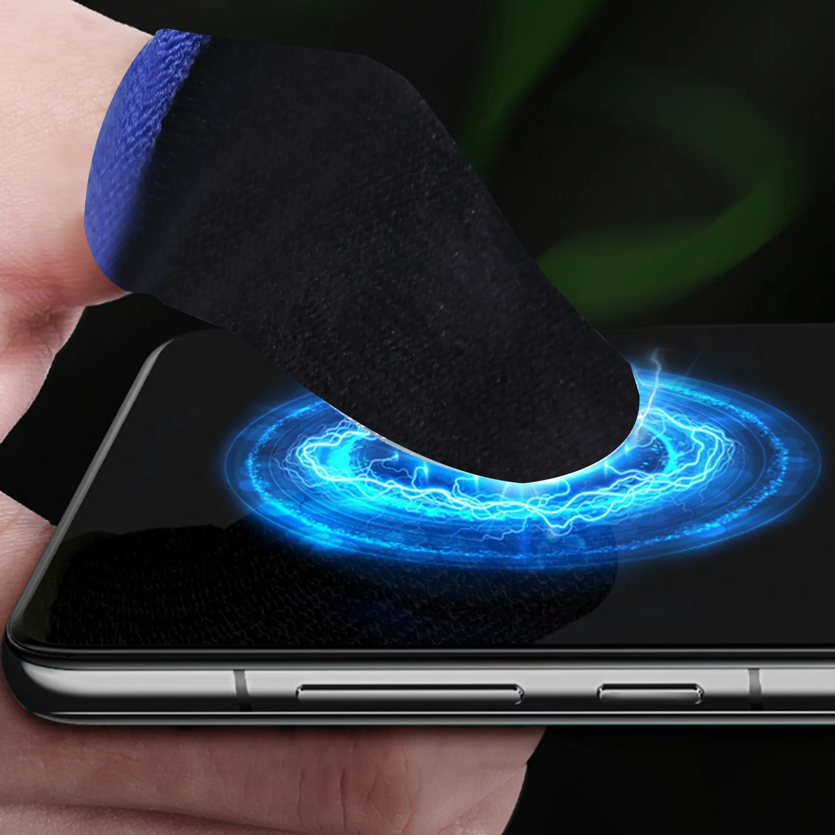 18-Pin перчатки из углеродного волокна для PUBG мобильных игр контактных экранов (12