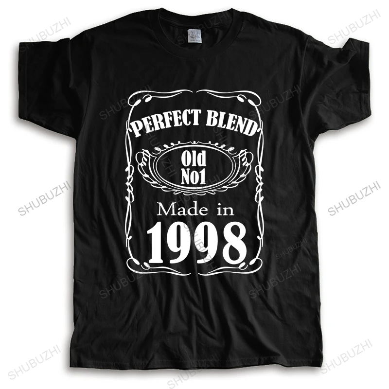 

Classic Retro PERFECT BLEND OLD NO1 MADI IN 1998 T shirts Father's day Idea Gift Tee for Papa Dad Bro Birthday Apparel teeshirt