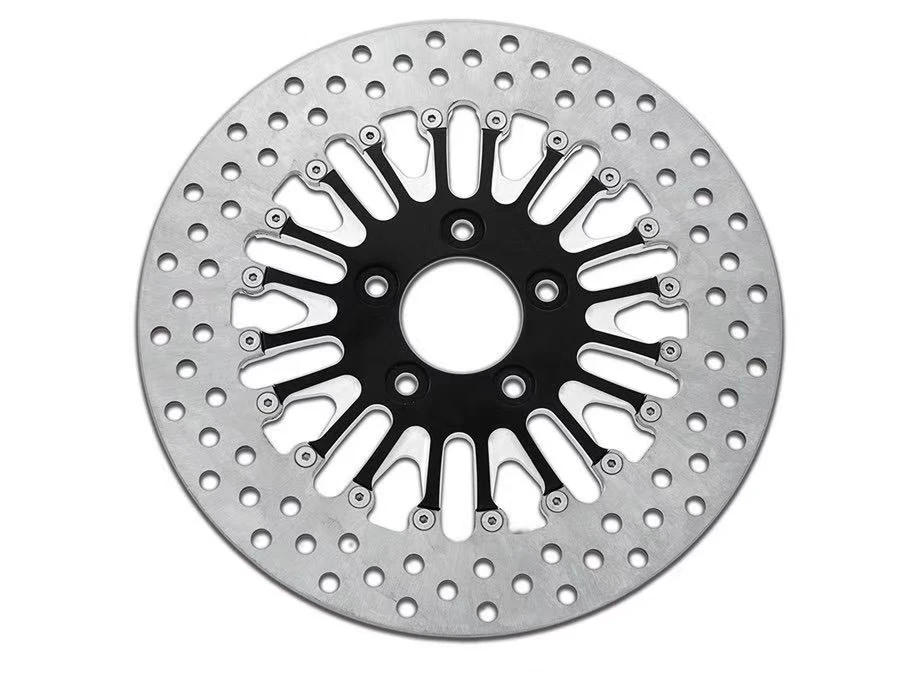 

Motorcycle CNC black Brake Front Disc For Harley Sportster XL883Iron XL1200Iron 1200N X48 72V XL1200T XL1200C 2014-2016