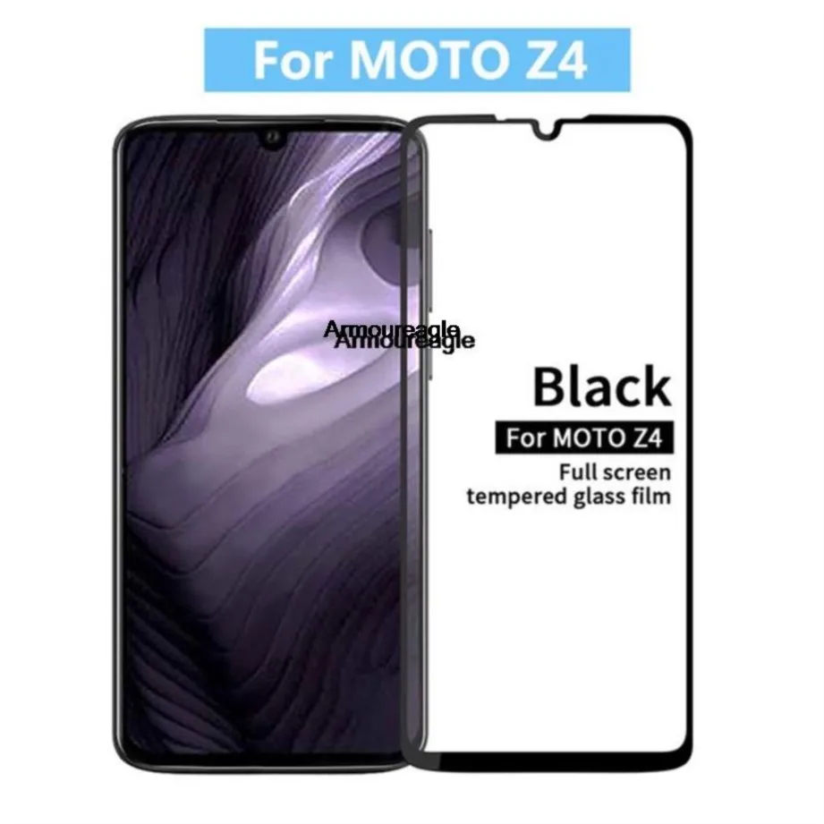 

3d tempered glass for motorola moto z4 full cover 9h protective film screen protector guard shield on for motorola moto z4 play