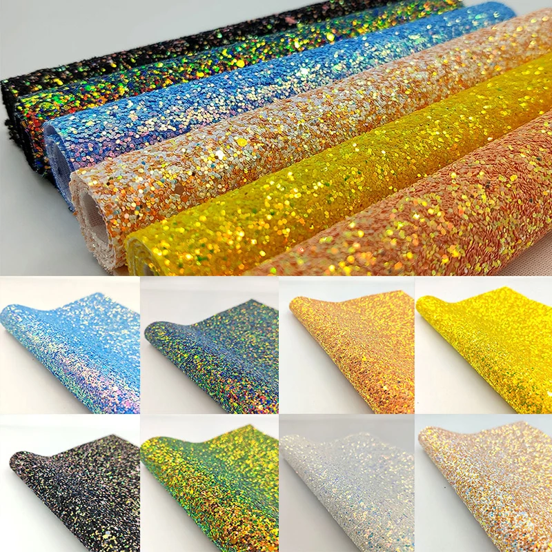 

A4 20x30cm Faux Leather Fabric Glitter Soft Cotton Smooth Pu Leather Size Diy Bow Bags Brooches Sofa Car Materials Leatherette