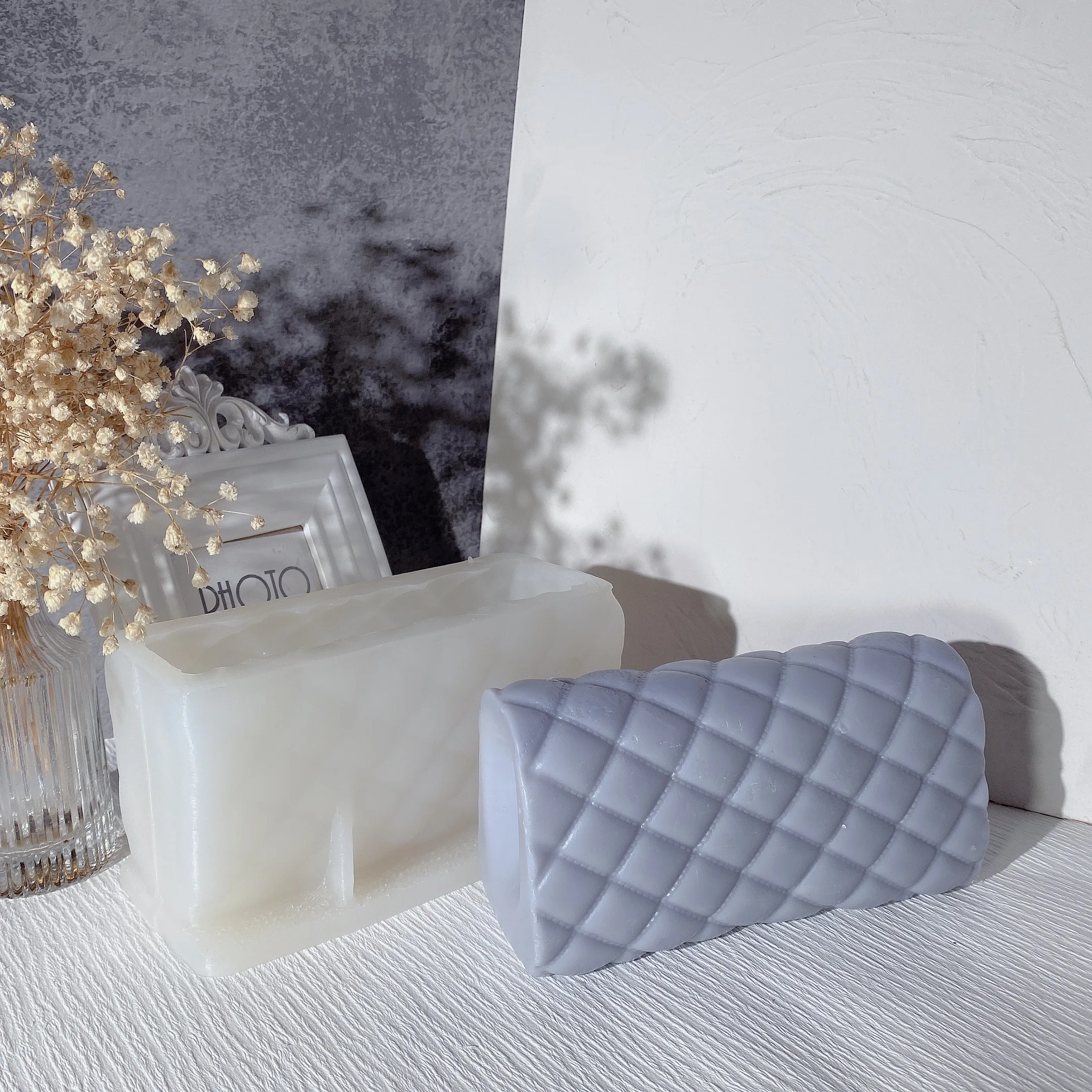 Модная женская сумочка силиконовая форма в виде свечи косметичка для девочек