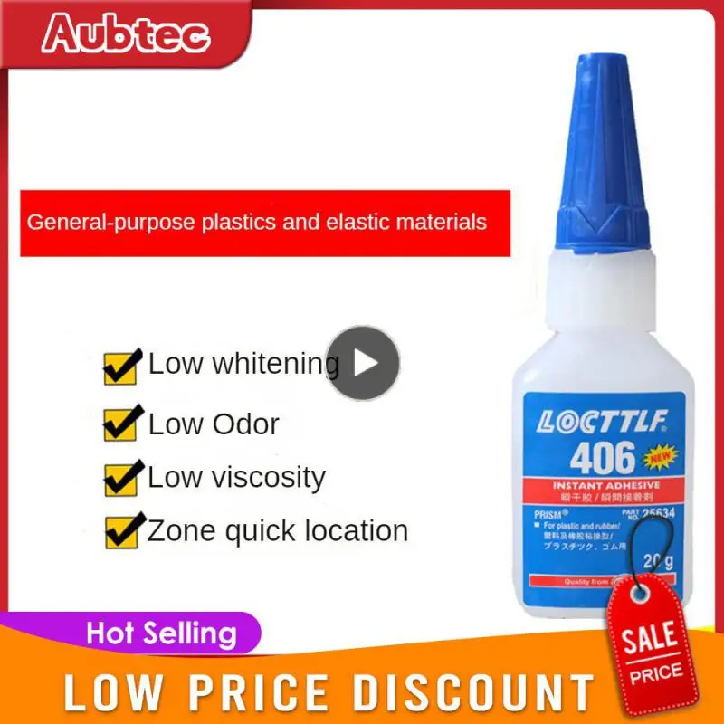 

1~10PCS 20g Loctite 401 403 414 415 415 406 502 Instant Adhesive Bottle Stronger Super Glue Multi-Purpose