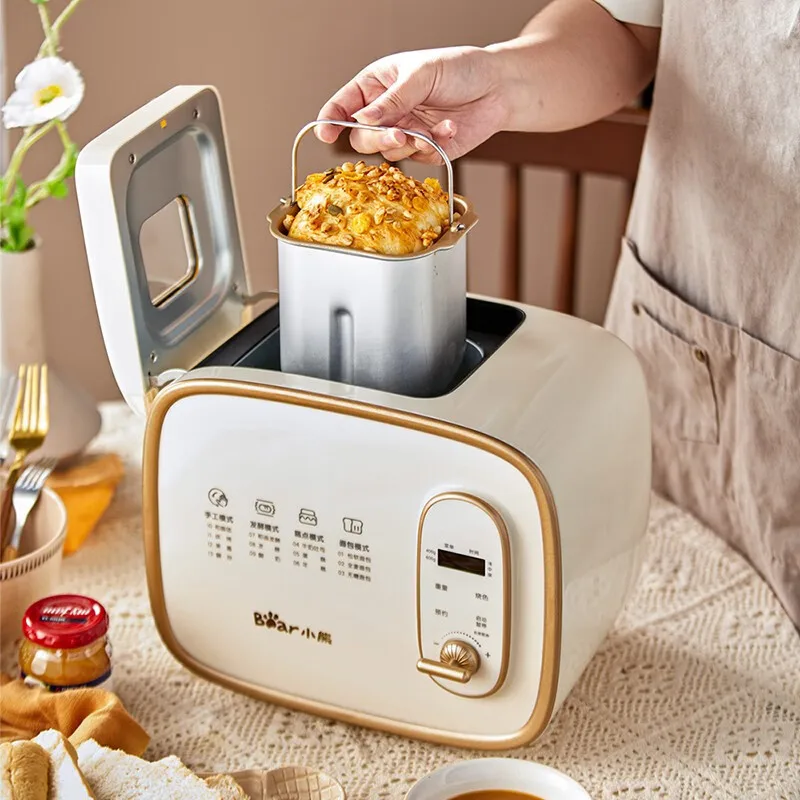 

Bear Bread Machine Household Toaster Multifunctional Intelligent Reservation Cake Toaster Kneading Machine Dough Mixer MBJ-D06N5