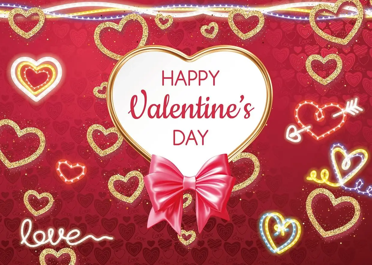 Фон для фотосъемки с изображением сердца