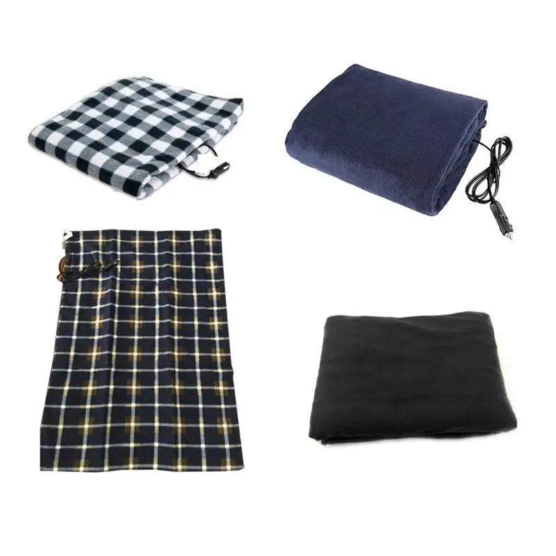 

12V Car Heating Blanket Lattice Energy Saving Warm Auto Electrical Blanket For Winter Car Heateing Accessories Durable GTWS
