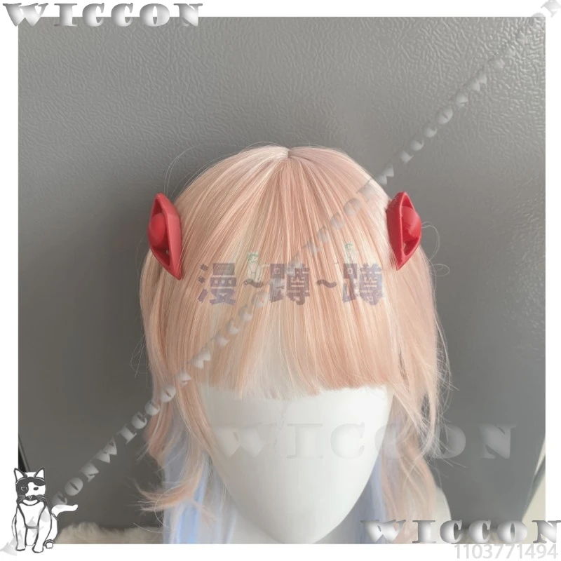 Фото Ronova Ruler of Death Genshin Impact Game Косплей Костюм Серебряный Парик Красный Головной Убор Женщина Девушка Хэллоуин Cos Реквизит Вечеринка Ролевая Игра №5