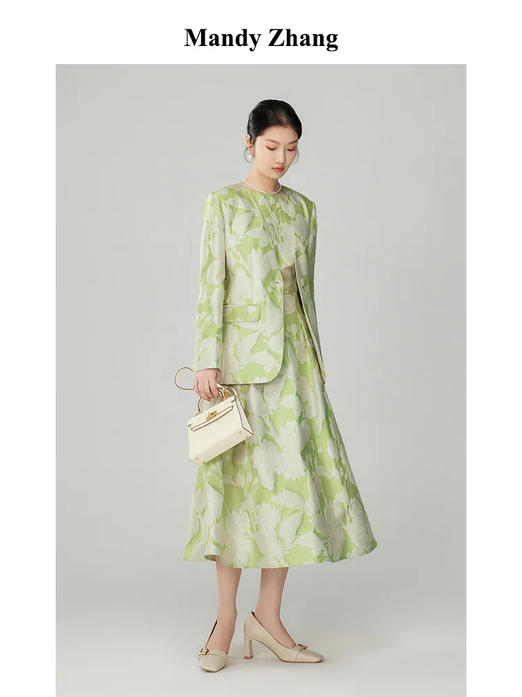 Рисунок 2 - Тяжелый жаккардовый Блейзер Хепберн без воротника