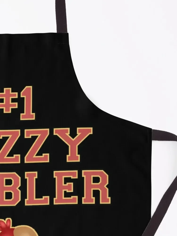 # 1 блестящий волк номер один фартук для пожирания с хот-догом женщин кухонный