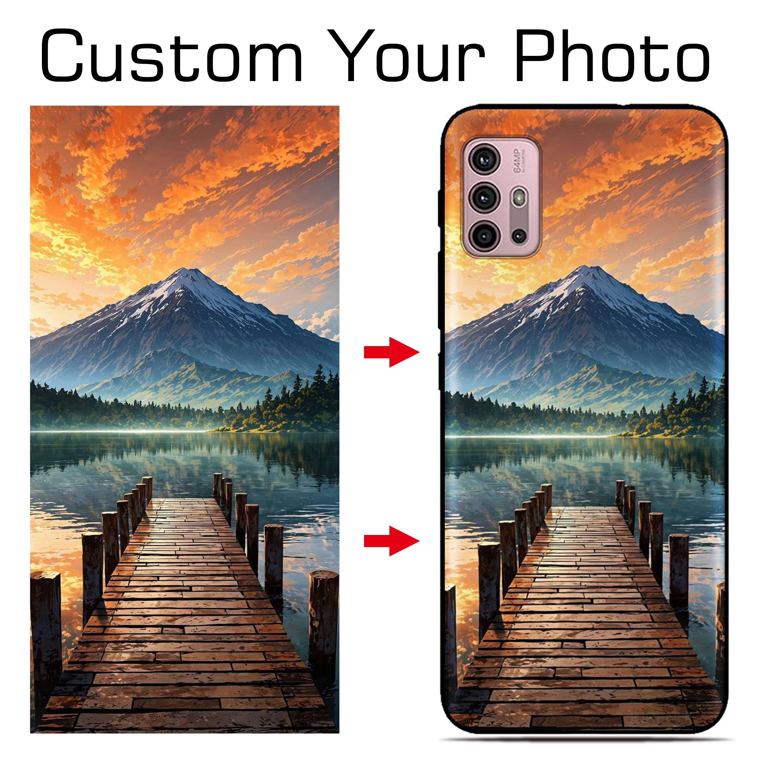 Фото Чехол для телефона «сделай сам» с изображением для Nokia X10 X20 X30 X6 8 5,3 8,3 2,4 6,2 7,2 5,4 C3 C100 C200 для BQ Aquaris X X2 Pro, задняя крышка №1