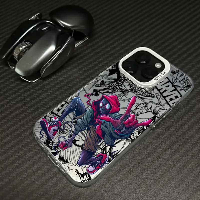 Фото Чехол для телефона Cool Marvels Spidermans для Xiaomi Redmi Note 7 8 9 9S 10 11 12 13 14 15 Pro Plus 4G 5G, матовая задняя крышка с защитой от падения №3