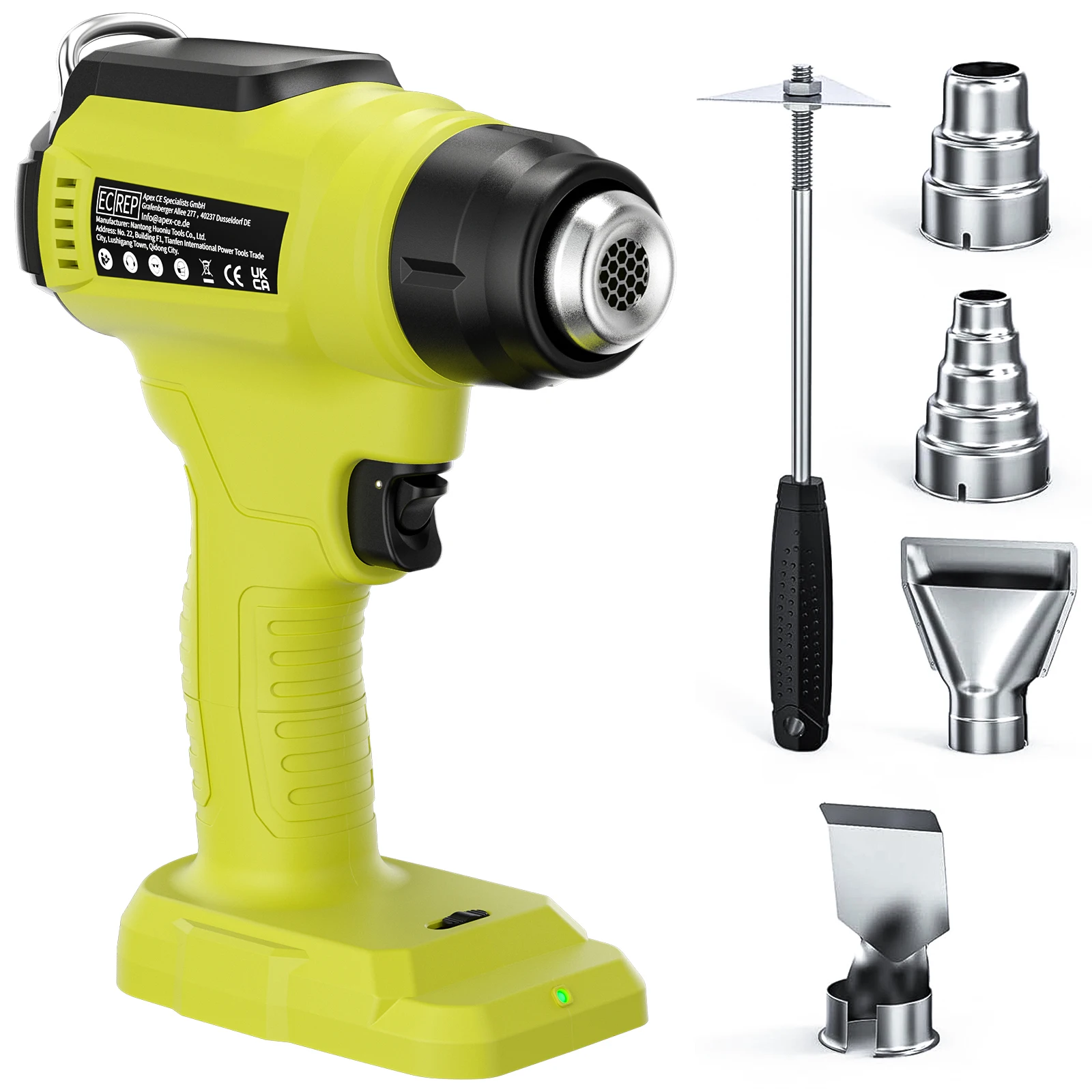 Беспроводной тепловой пистолет Nananuu для Ryobi 18В