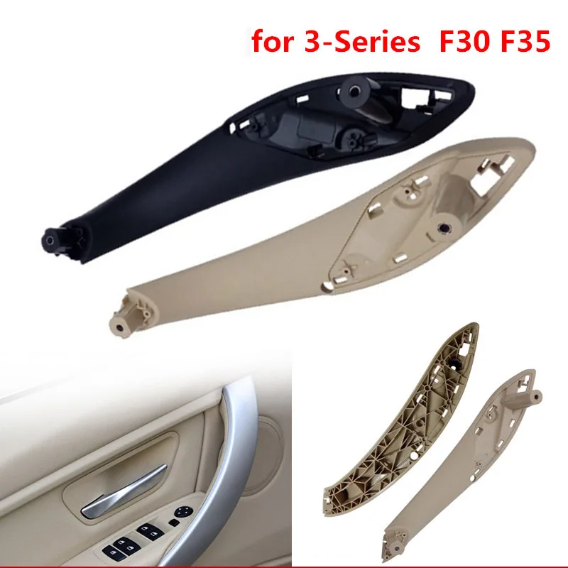 

Для BMW 3 серии F30 F31 F35 F80 2013-2018 автомобильные внутренние дверные ручки черного бежевого цвета внутренняя дверная панель ручки Натяжной отделочный чехол