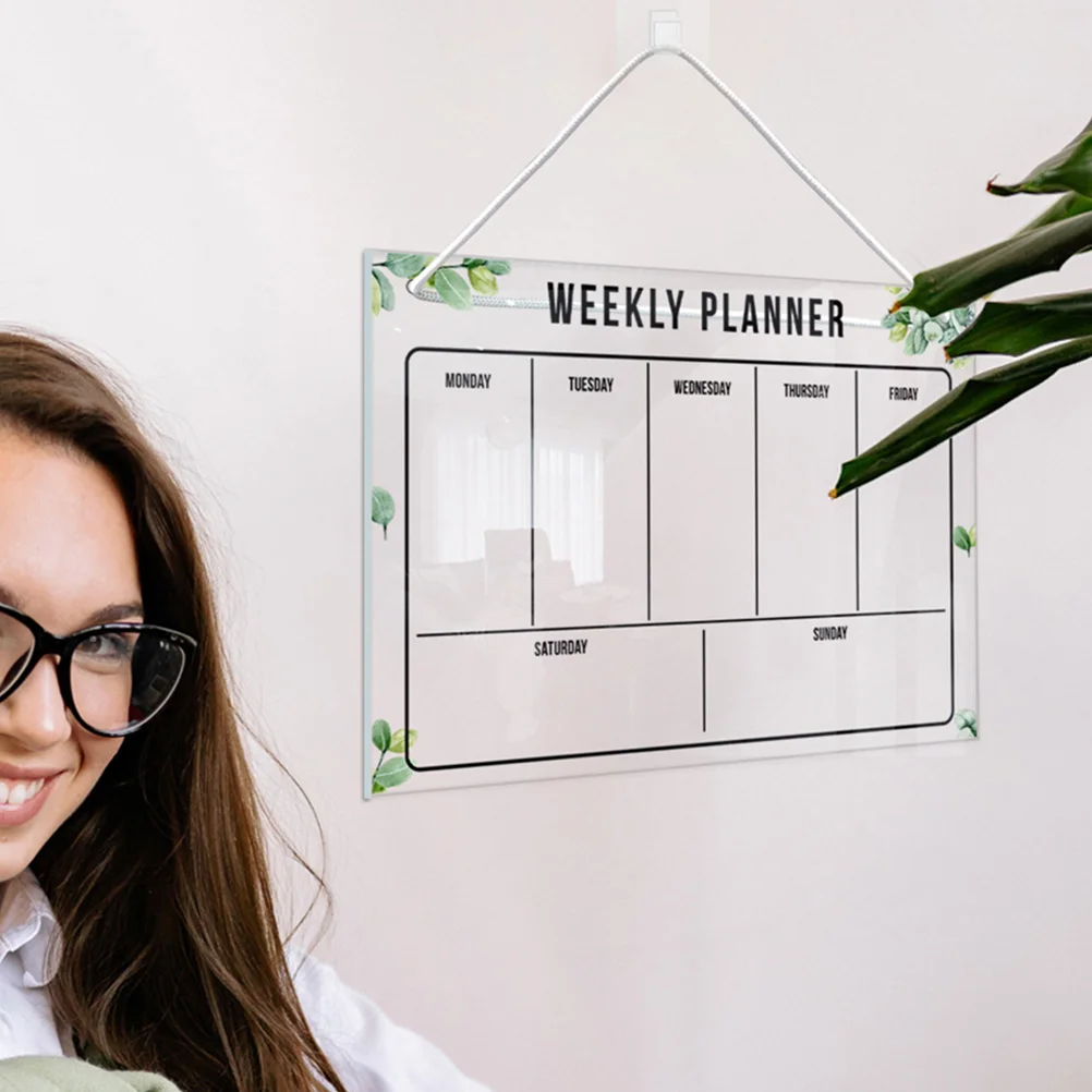 

Desktop Student Adviento Maquillaje Weekly Menu Board Acrylic Writing Boards