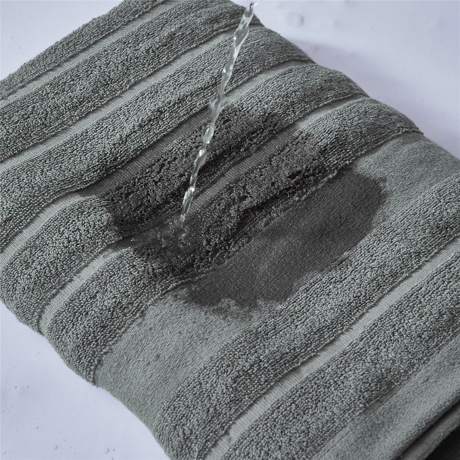 100 cotton bath towels set highly absorbent bathroom towels for adults soft bath towels solid color hand towels washcloths free global shipping