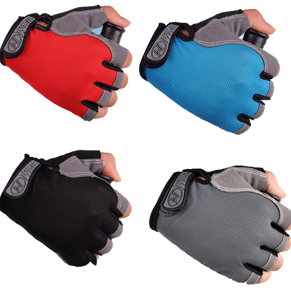 

Cycling Gloves Bicycle Gloves Bike Gloves Anti Slip Shock Breathable Half Finger Short Sports Gloves Accessories for Men Women