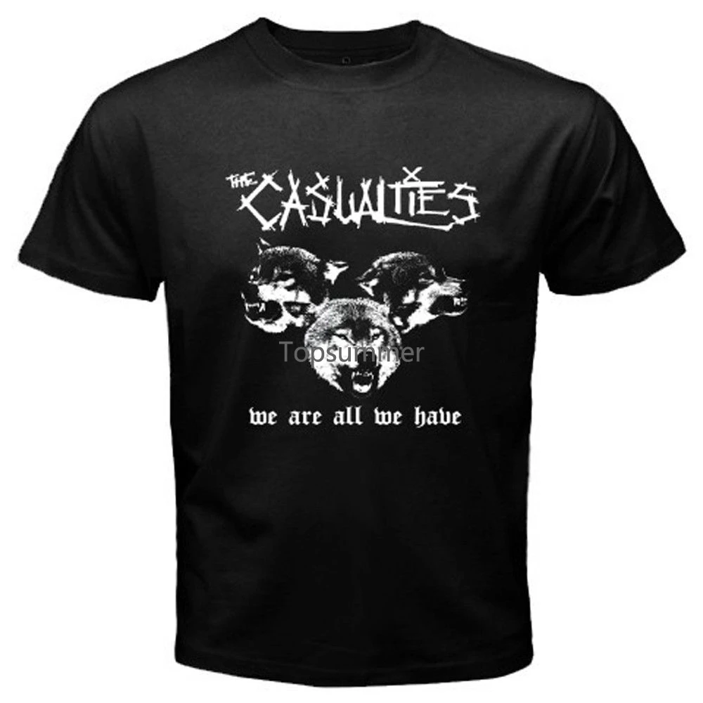 

New The Casualties We Are All Me Have Album Cover Men'S Black T-Shirt Size S-3Xl