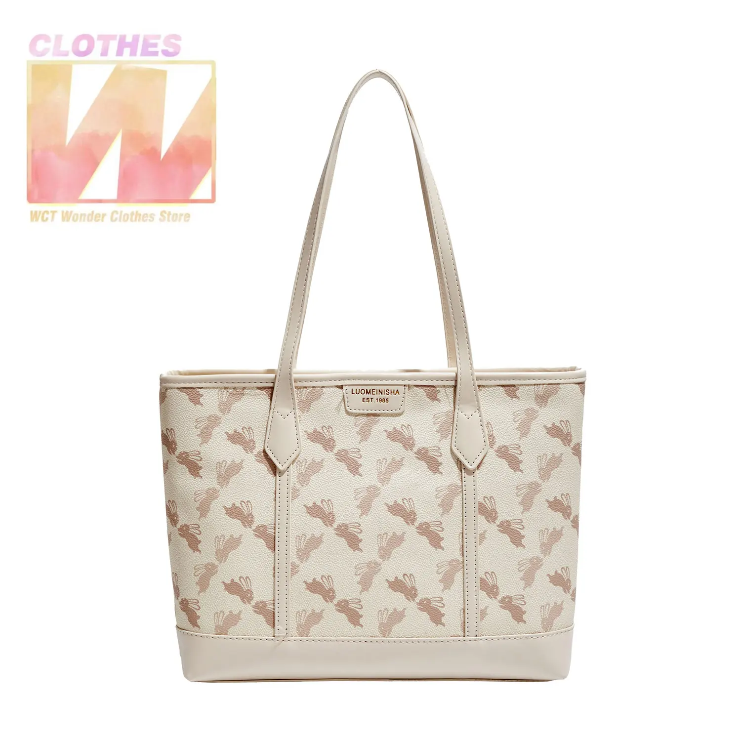 2023 New Handbags for Office Ladies Designer PU Leather Shoulder Bags for Women High Capacity Luxury Female Large Shoulder Bag