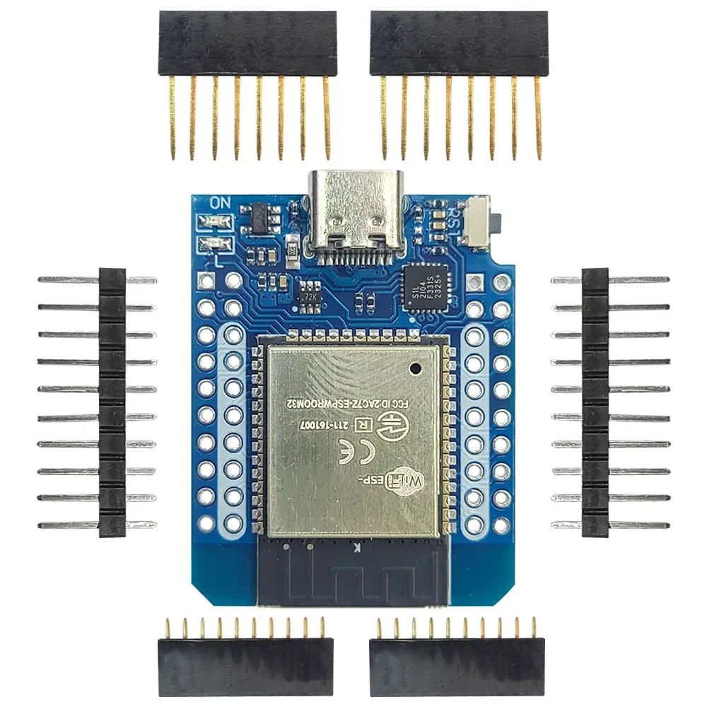 Макетная плата D1 MINI ESP32 BT модуль Wi-Fi для Интернета вещей серийный 40Pin USB Micro Type-C CP2102