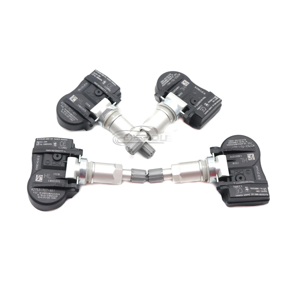 42753-TG7-A51 Новый автомобильный датчик давления в шинах TPMS 433 МГц для ACURA NSX RDX TLX HONDA